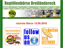 Tablet Screenshot of oberschwaben.reptilienfreunde.net